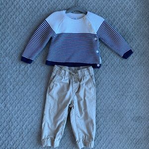 Baby Gap Sweater and Khaki (Matching Set)